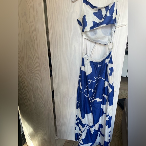 Sir The Label Vivi Asymmetrical Cut Out Dress - Picture 2 of 8